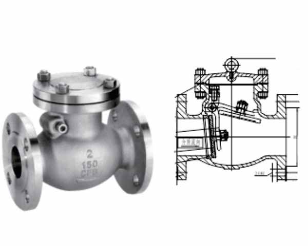 valvola di ritegno api ss acciaio inox