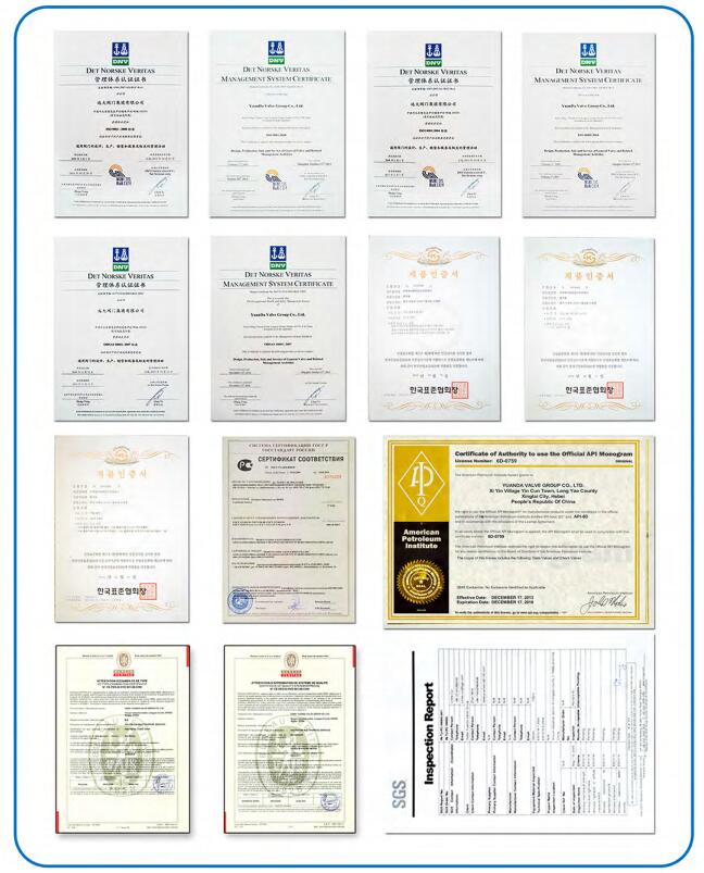 Farpro Valve Certificate