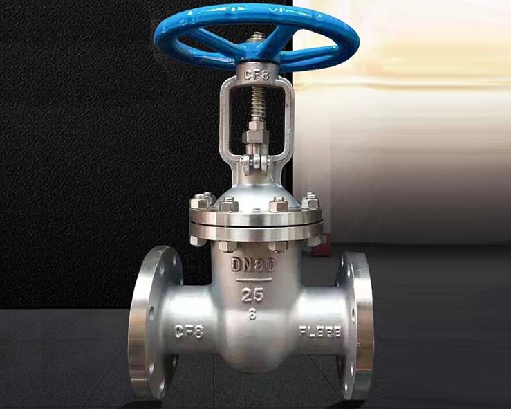 flanged gate valve ss stainless steel