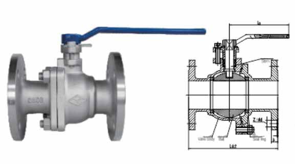 floating ball Valve stainless steel