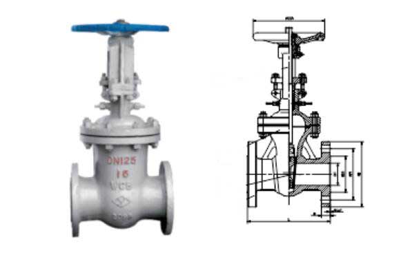 води (seal) gate valve