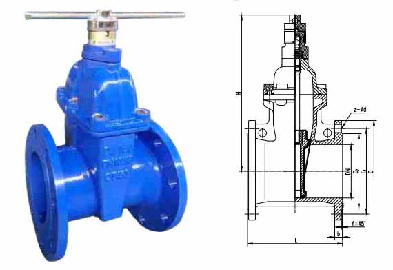 magnetic gate valve flanged