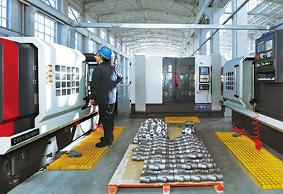 Cast steel workshop room